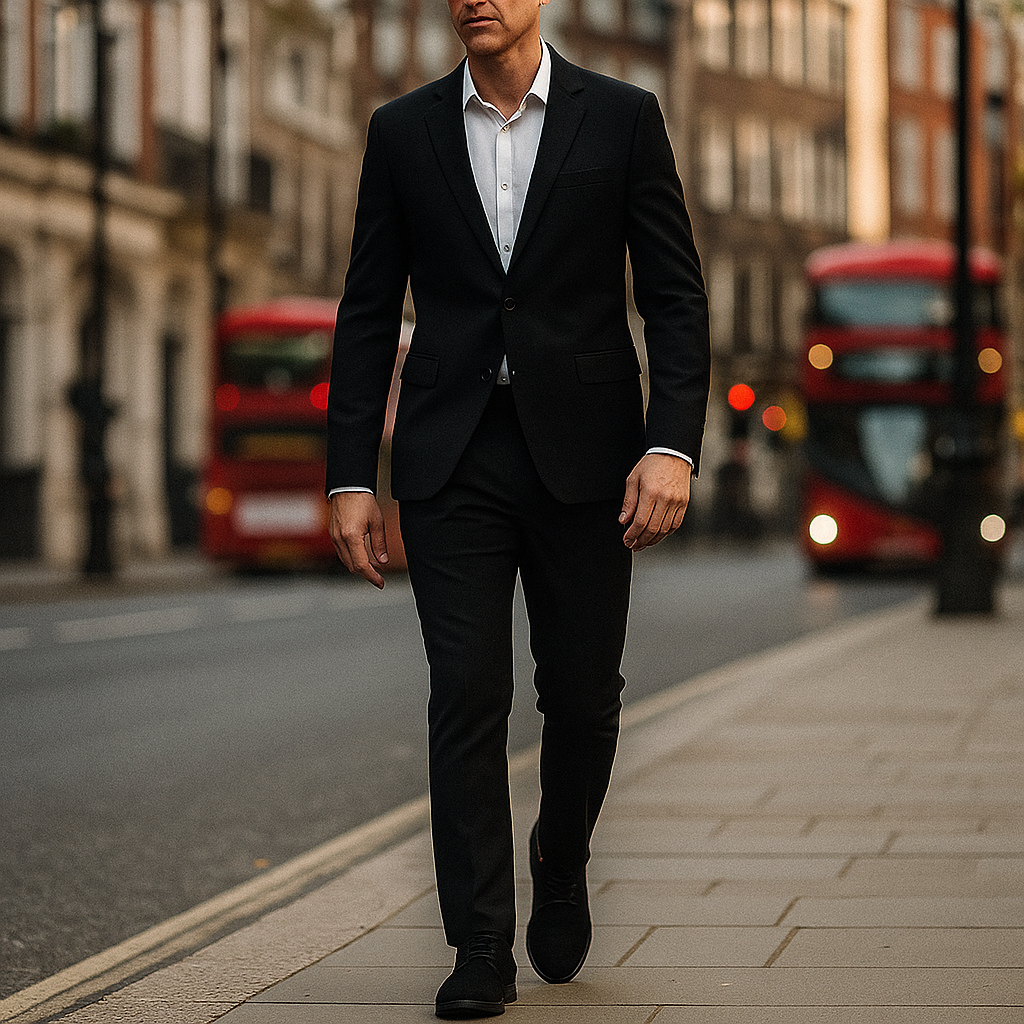 Formal lace-up shoes with pointed toe design