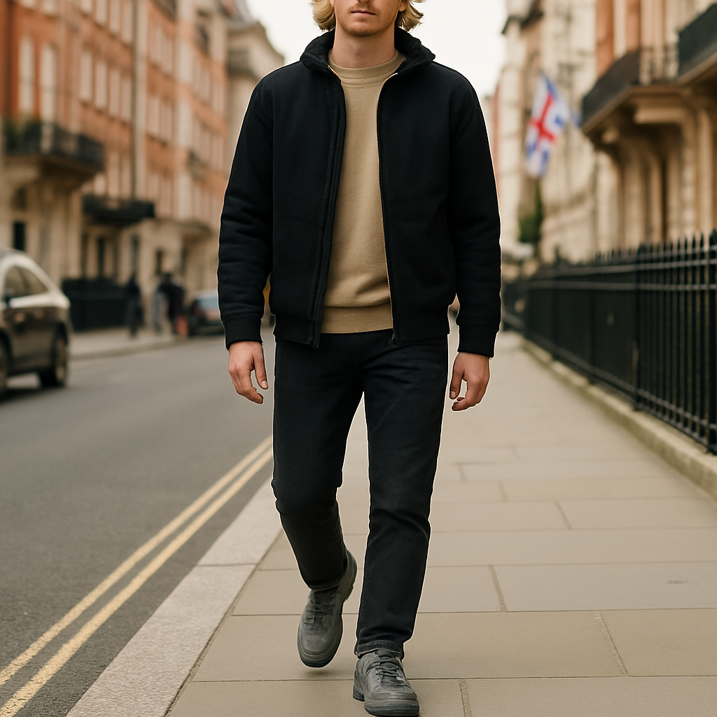 Modern low-top sneaker with a thick textured sole, cushioned collar, and stitched panel design.