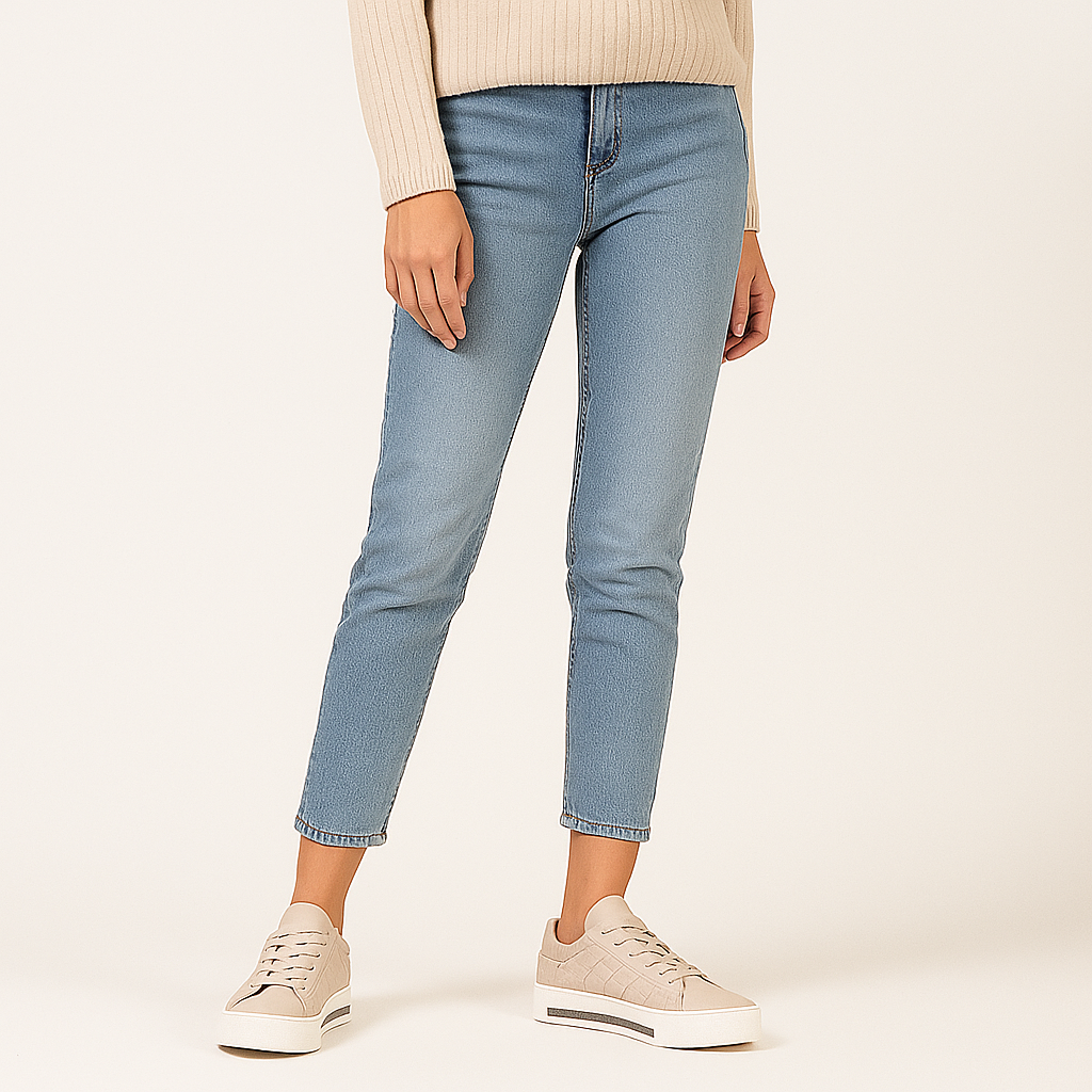 Low-top sneaker with quilted side panels, lace-up closure, and thick rubber sole.